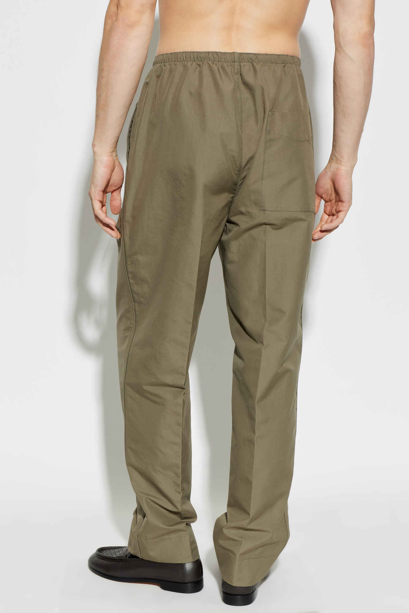 BOTTEGA VENETA メンズ チノパン カーキ サイズ48 Bottega Veneta Wide-leg pants | Men's | Vitkac
